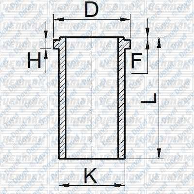 YENMAK 51-65535-100 Gomlek 1.00 Mm Kia Bongo 2700 / Pregio (Ham) 94.5mm  ####